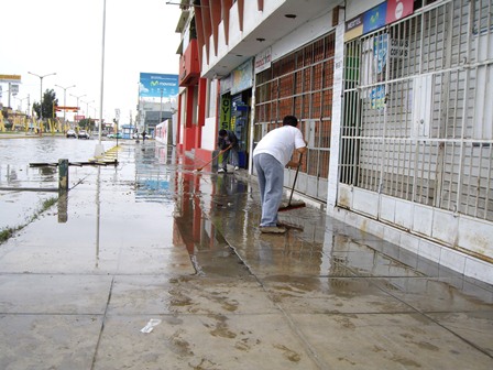 aniego en el centro